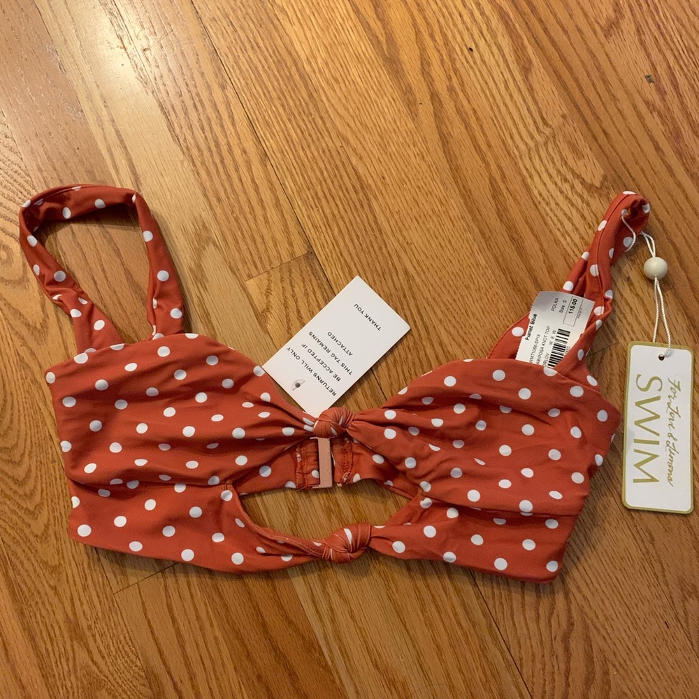 NWT For Love and Lemons Bikini top SMALL